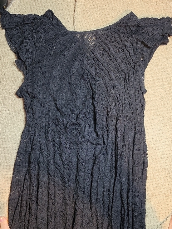 torrid Dresses & Skirts - torrid Black Lace Trim Midi Dress